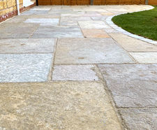 Lamb House  - National Trust limestone paving slabs