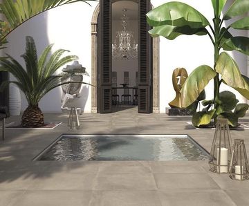 Border Mudstone porcelain paving
