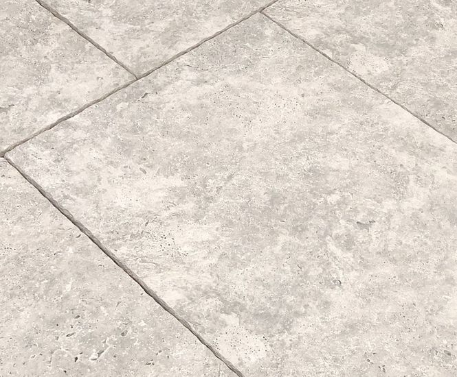 Antique Pewter – travertine effect porcelain paving
