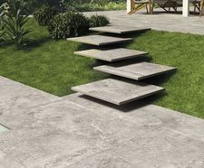 Bath Grey porcelain paving