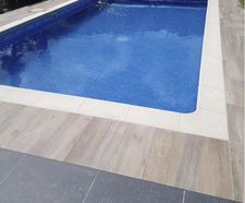 Ashdown Oak wood-effect porcelain paving