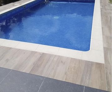 Ashdown Oak wood-effect porcelain paving