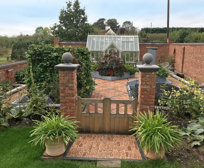 Jacobean Brick on Edge Paving