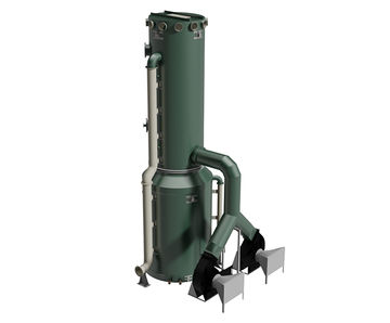 Stripping towers for removing ground water contaminants