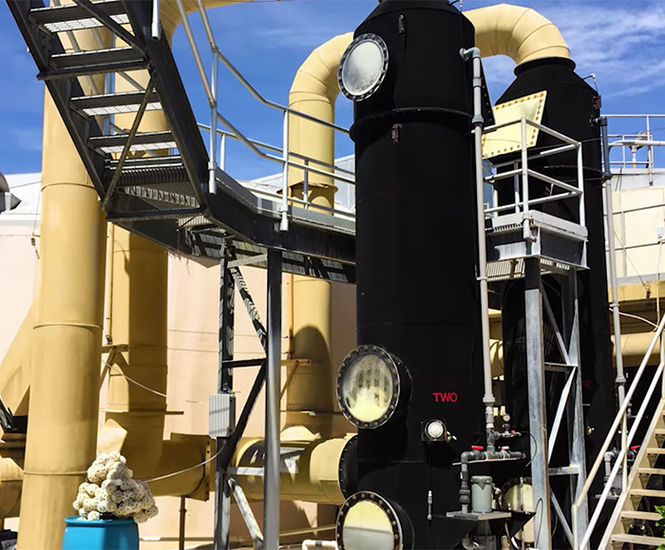 ZABOCS® biofilter twostage odour control system Evoqua Water