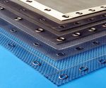 Metal mesh eyeleted screens