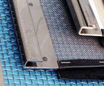 Metal mesh clip and hook screens
