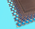 Perforated sheet and plate