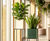 Oakley Planter Stand - metal indoor plant holder for 300mm cube pots 10