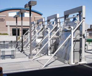 HUBER Fine Screen STEP SCREEN SSV - stainless steel wastewater screen