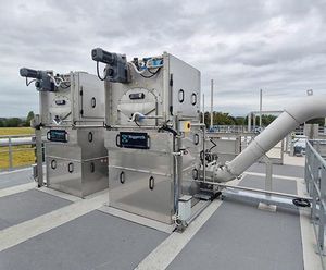 Noggerath Centre-Flo Band Screen - fine wastewater filter screen