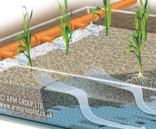 Forced Bed Aeration™ for wetland wastewater treatment