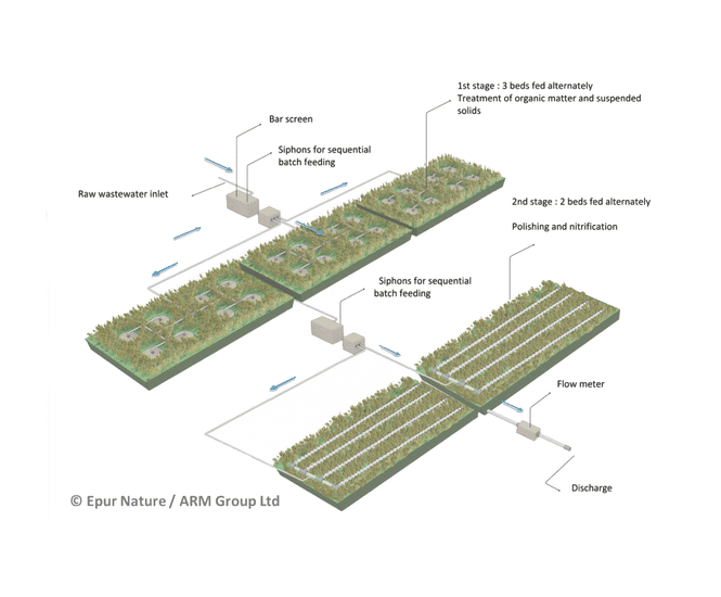 Phragmifiltre® - reedbeds for sewage treatment