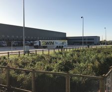 Reedbed design and installation - ALDI RDC, Sawley