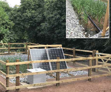 Forced Bed Aeration™ reedbed for small housing development