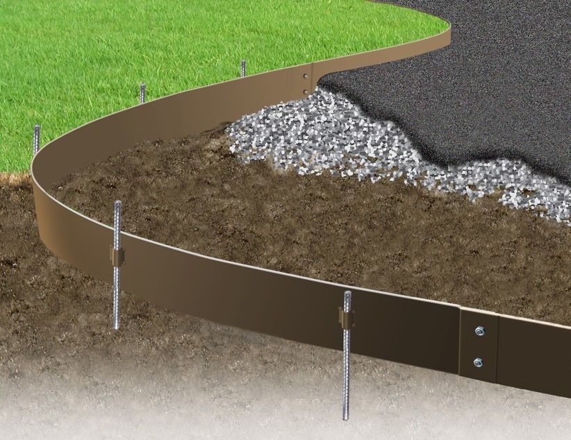 EverEdge® Titan galvanised steel landscape edging EverEdge ESI