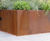 Bespoke corten steel planters 4