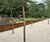 Bespoke corten steel landscape edging 2