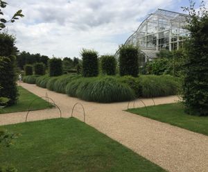 Titan steel pathway edging - RHS Wisley gardens