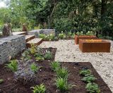 EverEdge Titan corten steel edging for rural garden - on this page