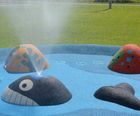 Wet pour 3D mounds and graphics for playgrounds