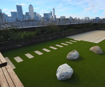 Artificial grass for landscaping applications