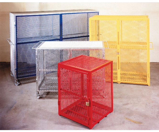 Expanded clearance metal cage