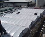 Odour Control Covers - fabric tank covers for odour and vapour control