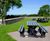 Recycled plastic picnic furniture, Pant du Vineyard café 4