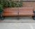 Restoration of Camel Benches, Embankment, London 4