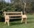 Burbage Bench - hardwood outdoor seating 2