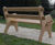 Burbage Bench - hardwood outdoor seating 3