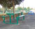 Pelham square-framed steel picnic table 4