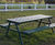 Kimpton A-frame steel picnic table 5