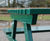 Kimpton A-frame steel picnic table 1