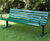 Greensted Bench - steel outdoor seating for parks and public spaces 0