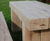 Cranham - oak railway sleeper backless bench 5
