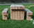 Cranham - oak railway sleeper backless bench 6