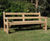 Greenwich - iroko hardwood heavy-duty park seat 0