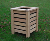Hastingwood - open top iroko hardwood outdoor litter bin - on this page