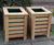 Hastingwood - open top iroko hardwood outdoor litter bin 1