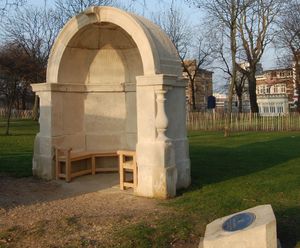 European oak benches for Victoria Park regeneration, London
