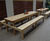 Deluxe iroko picnic tables and benches 0