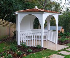 Bespoke timber gazebo for private client in London