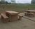 Robust green oak picnic suites for Nike's UK head office 3