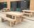 Robust green oak picnic suites for Nike's UK head office 4
