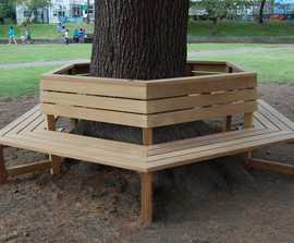 Hardwood tree seats