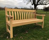 Bespoke timber seat with engraving - Epping Golf Course - on this page