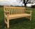 Bespoke timber seat with engraving - Epping Golf Course 0
