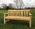 Bespoke timber seat with engraving - Epping Golf Course 4